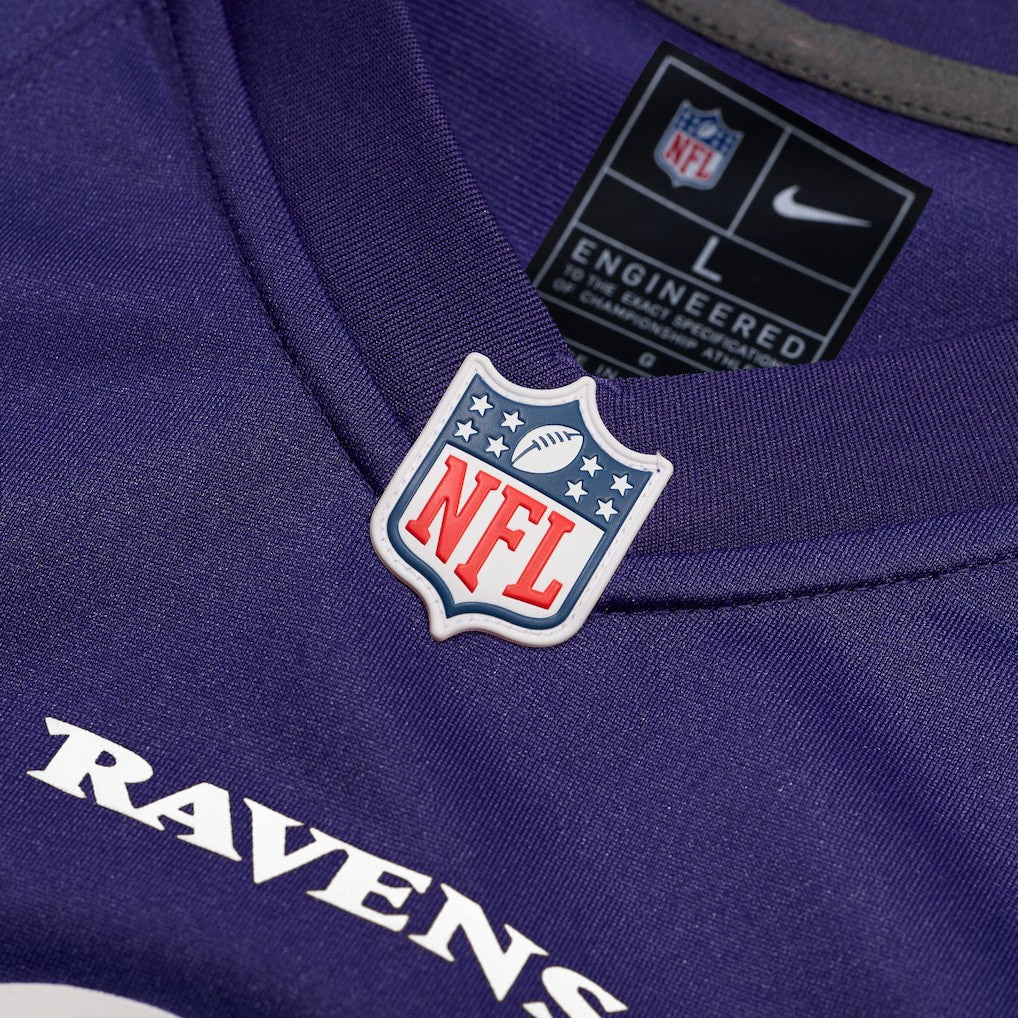 Cornelius Johnson Baltimore Ravens Team Game Jersey - Purple - Nike
