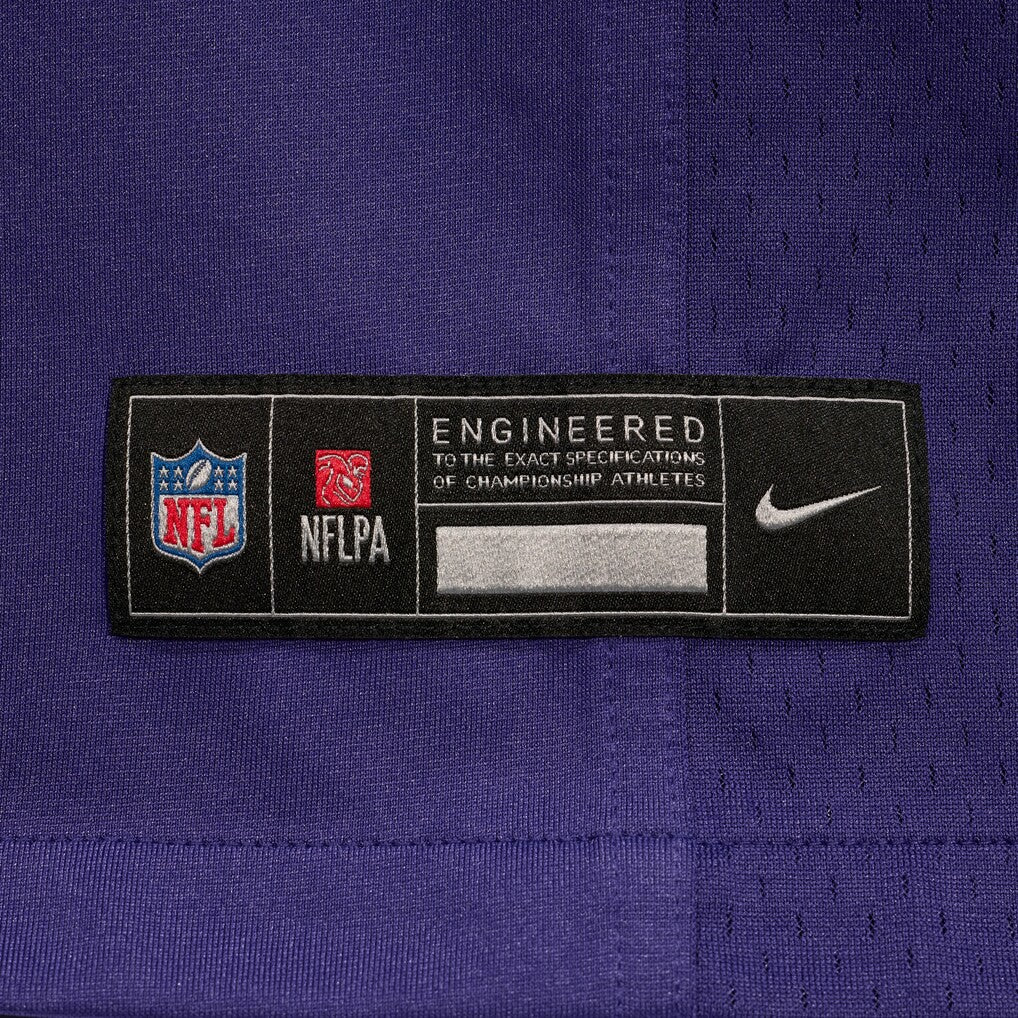 Cornelius Johnson Baltimore Ravens Team Game Jersey - Purple - Nike