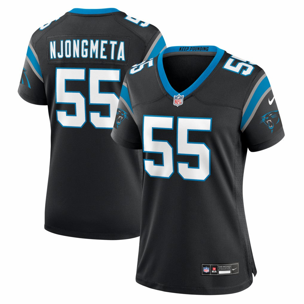 Maema Njongmeta Carolina Panthers Women's Team Game Jersey - Black - Nike