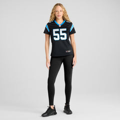 Maema Njongmeta Carolina Panthers Women's Team Game Jersey - Black - Nike