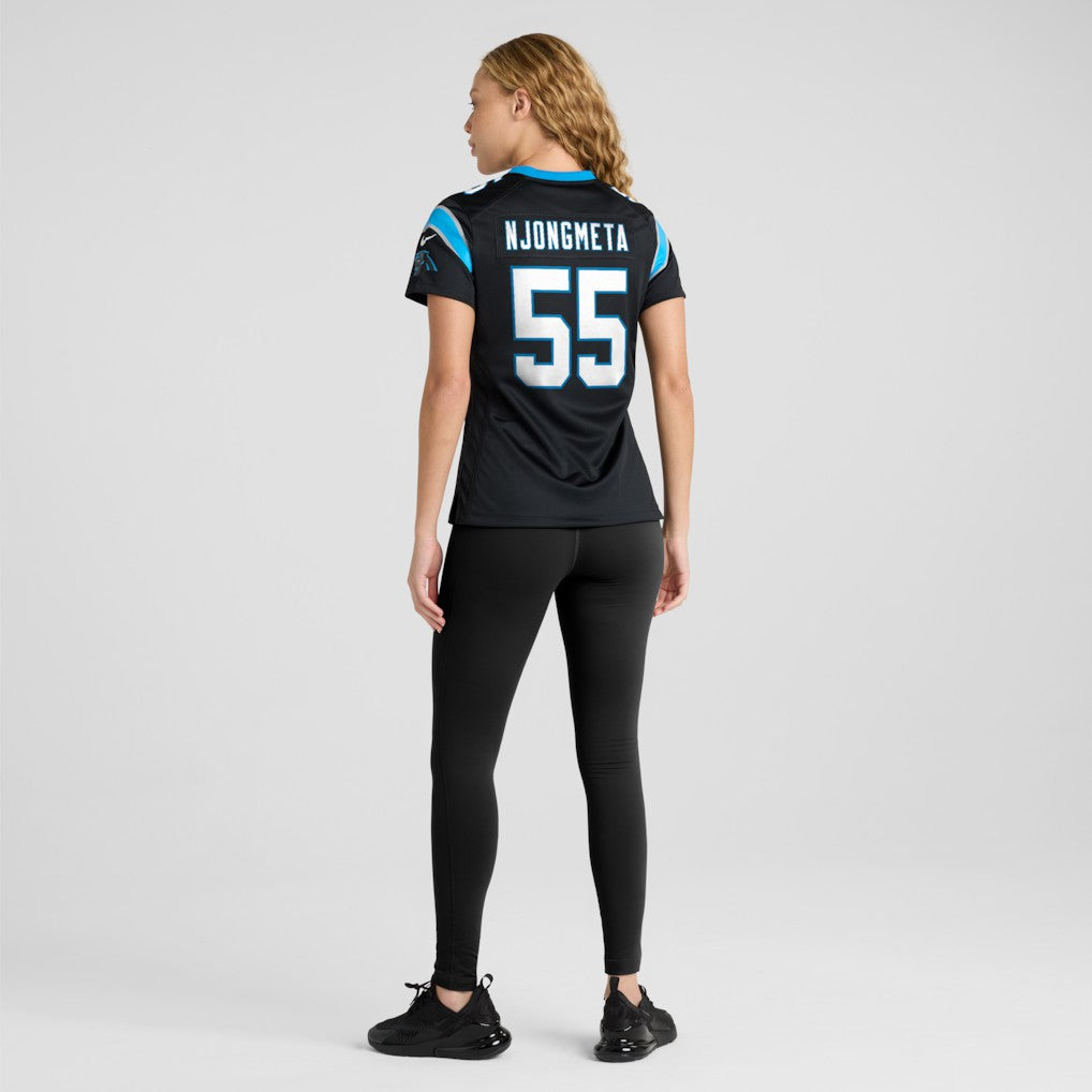Maema Njongmeta Carolina Panthers Women's Team Game Jersey - Black - Nike