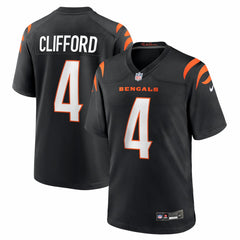 Sean Clifford Cincinnati Bengals Team Game Jersey - Black - Nike