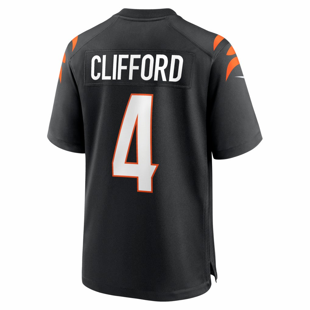 Sean Clifford Cincinnati Bengals Team Game Jersey - Black - Nike