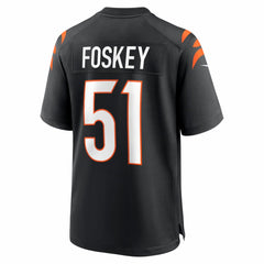 Isaiah Foskey Cincinnati Bengals Team Game Jersey - Black - Nike