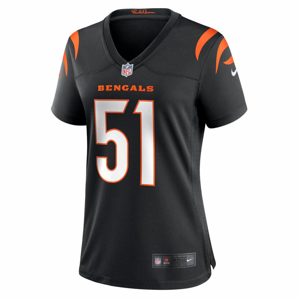 Isaiah Foskey Cincinnati Bengals Women's Team Game Jersey - Black - Nike