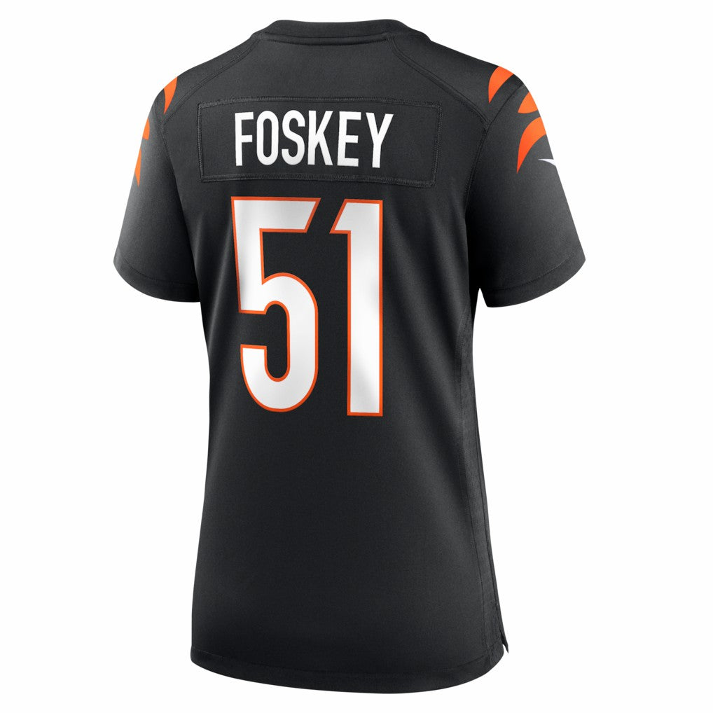 Isaiah Foskey Cincinnati Bengals Women's Team Game Jersey - Black - Nike