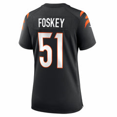 Isaiah Foskey Cincinnati Bengals Women's Team Game Jersey - Black - Nike