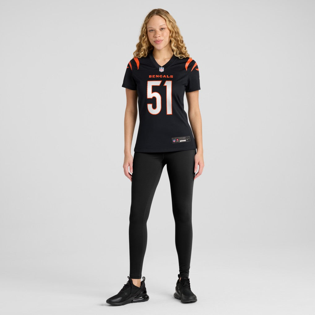 Isaiah Foskey Cincinnati Bengals Women's Team Game Jersey - Black - Nike