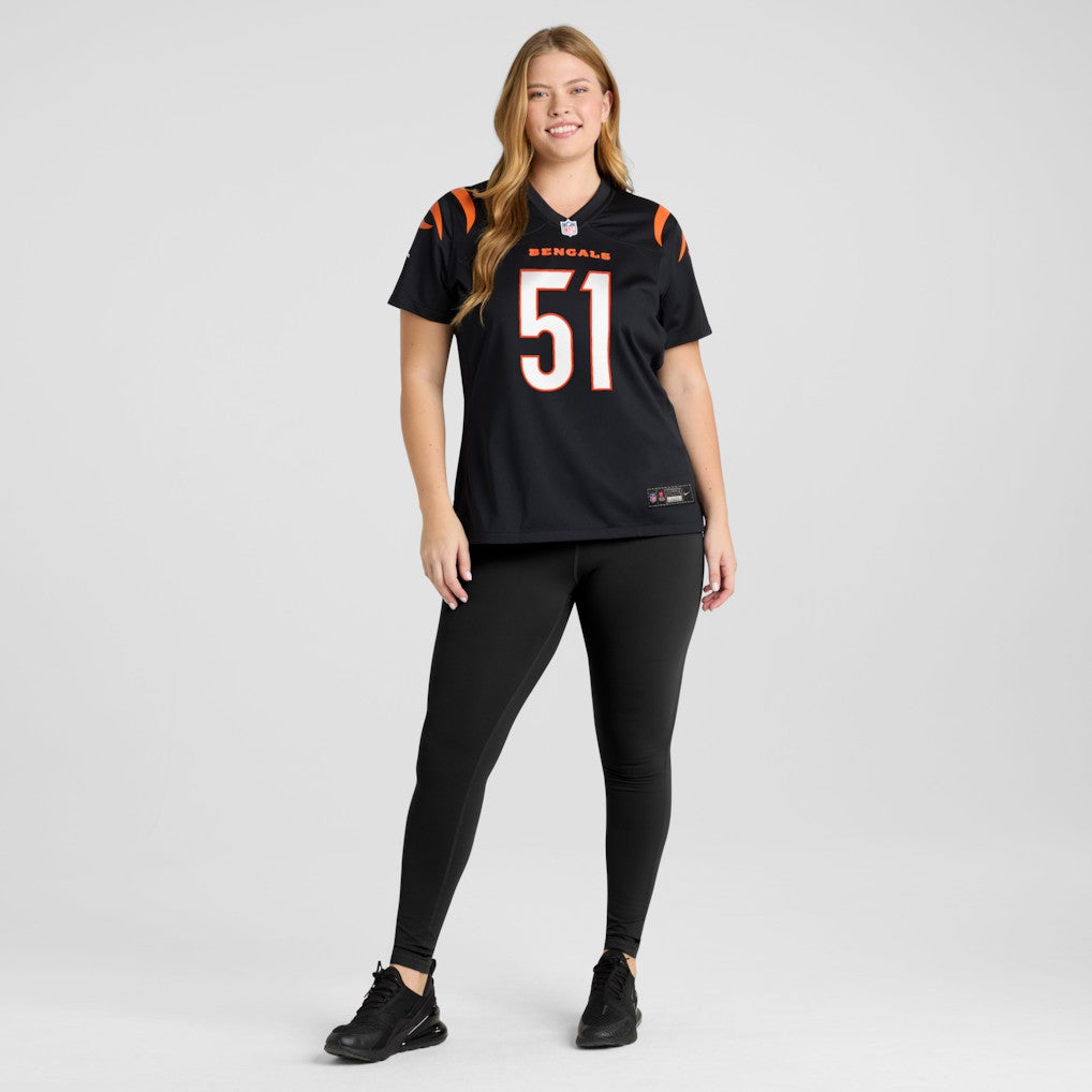 Isaiah Foskey Cincinnati Bengals Women's Team Game Jersey - Black - Nike