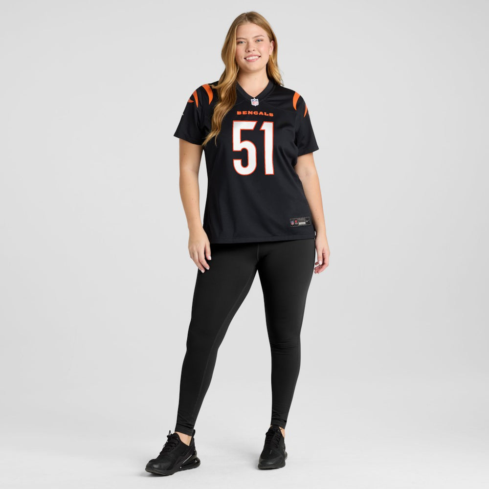 Isaiah Foskey Cincinnati Bengals Women's Team Game Jersey - Black - Nike