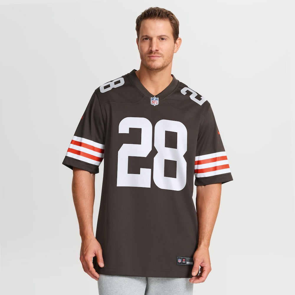 Tre Avery Cleveland Browns Team Game Jersey - Brown - Nike