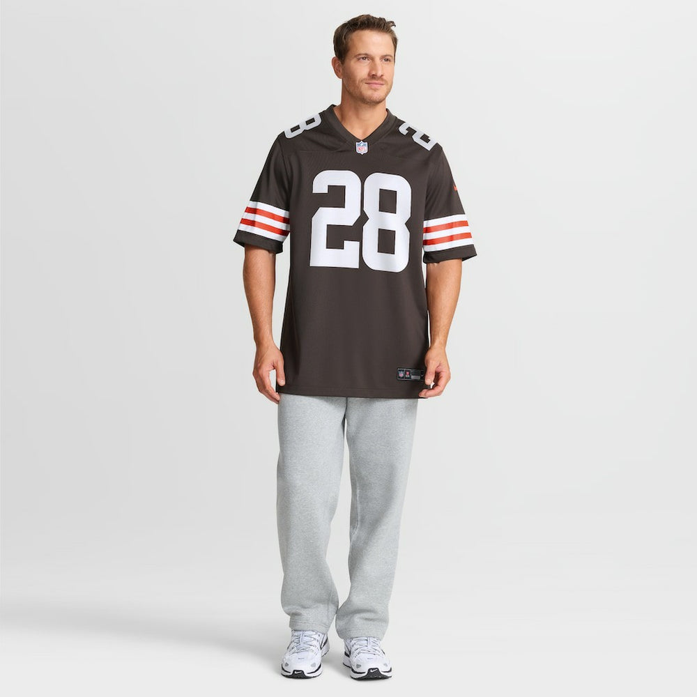 Tre Avery Cleveland Browns Team Game Jersey - Brown - Nike