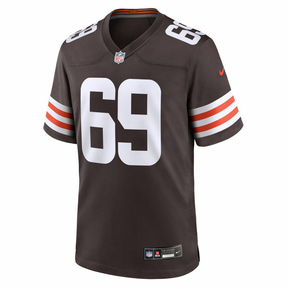 Tyre Phillips Cleveland Browns Team Game Jersey - Brown - Nike