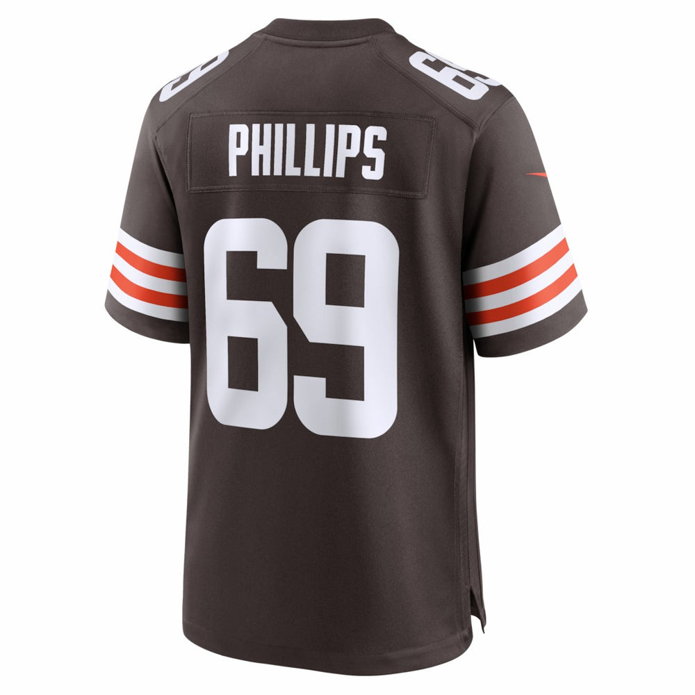 Tyre Phillips Cleveland Browns Team Game Jersey - Brown - Nike