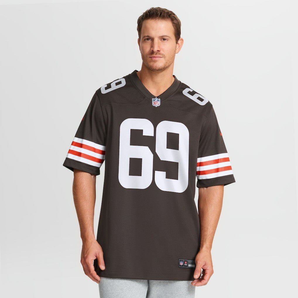 Tyre Phillips Cleveland Browns Team Game Jersey - Brown - Nike