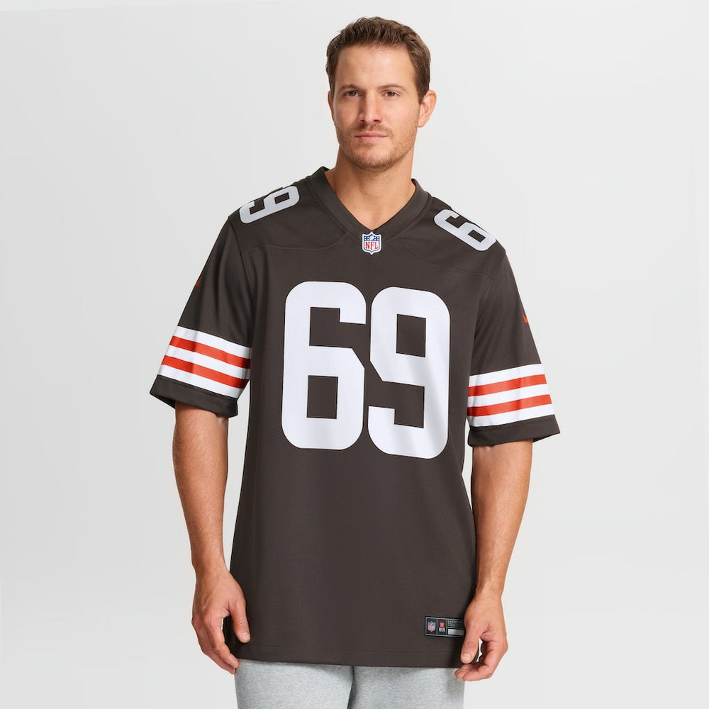 Tyre Phillips Cleveland Browns Team Game Jersey - Brown - Nike