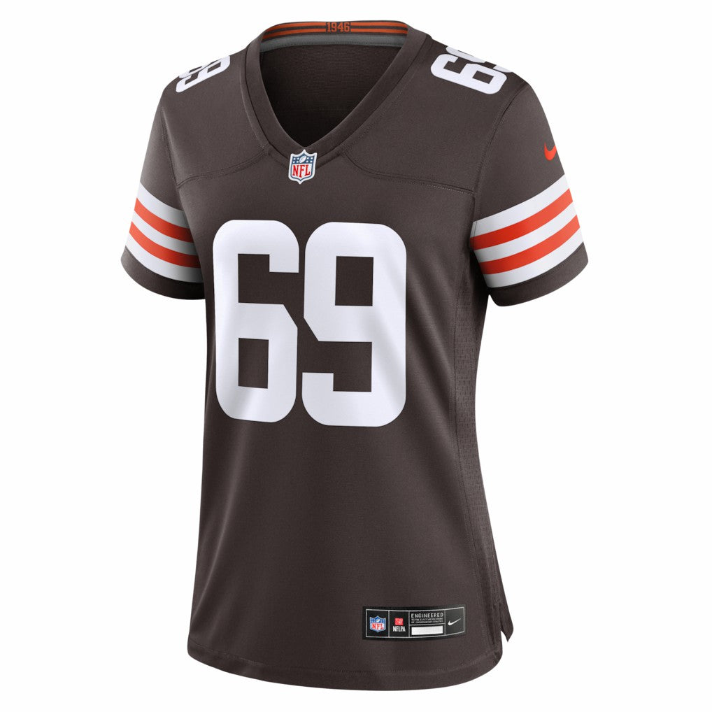 Tyre Phillips Cleveland Browns Women's Team Game Jersey - Brown - Nike