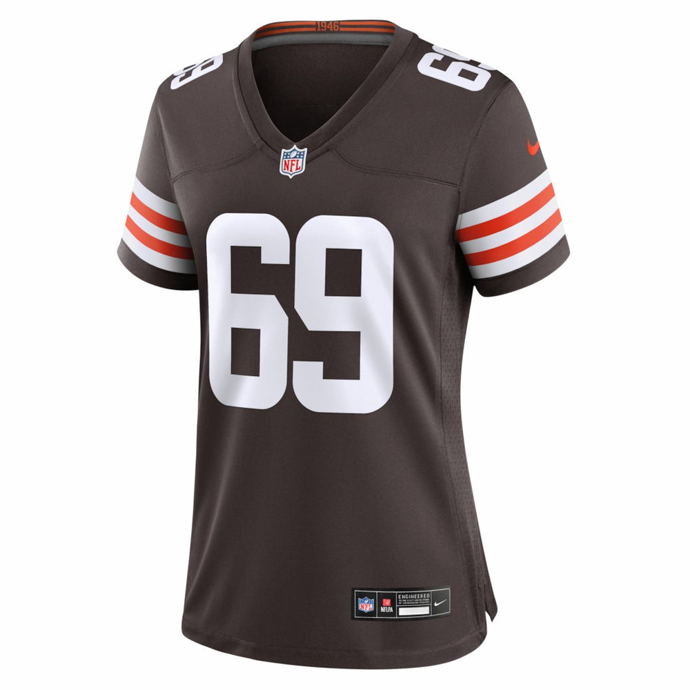 Tyre Phillips Cleveland Browns Women's Team Game Jersey - Brown - Nike