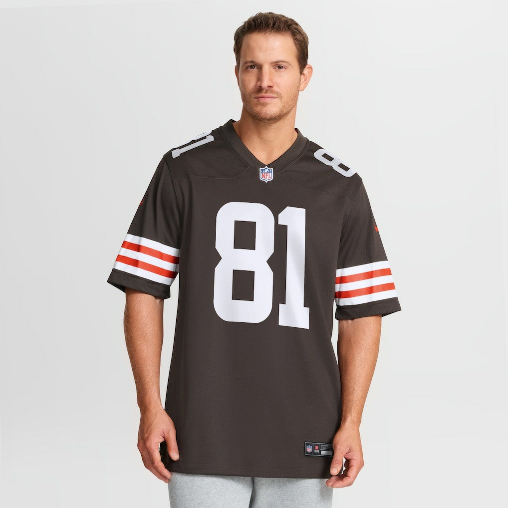 Luke Floriea Cleveland Browns Team Game Jersey - Brown - Nike