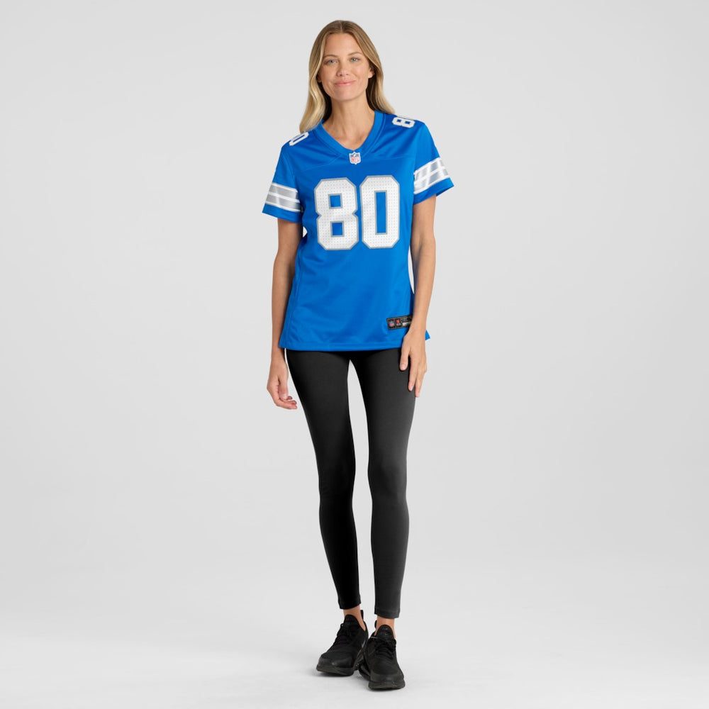 Malik Cunningham Detroit Lions Women's Team Game Jersey - Blue - Nike