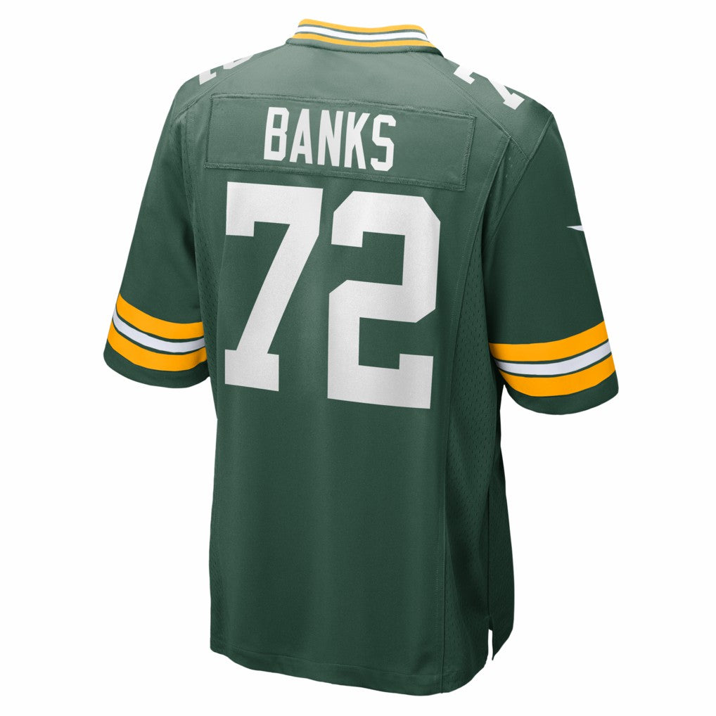 Brant Banks Green Bay Packers Team Game Jersey - Green - Nike
