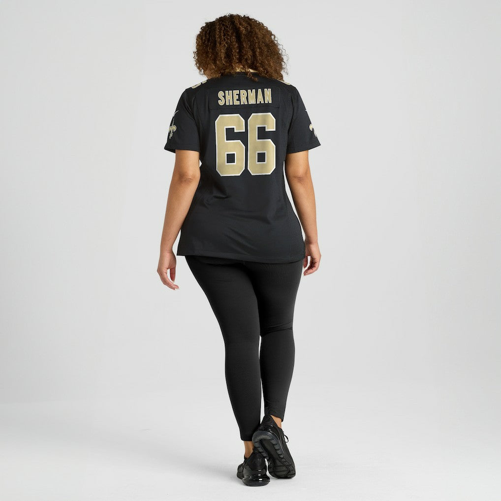 William Sherman New Orleans Saints Women's Team Game Jersey - Black - Nike
