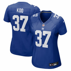 Younghoe Koo New York Giants Women's Team Game Jersey - Royal - Nike