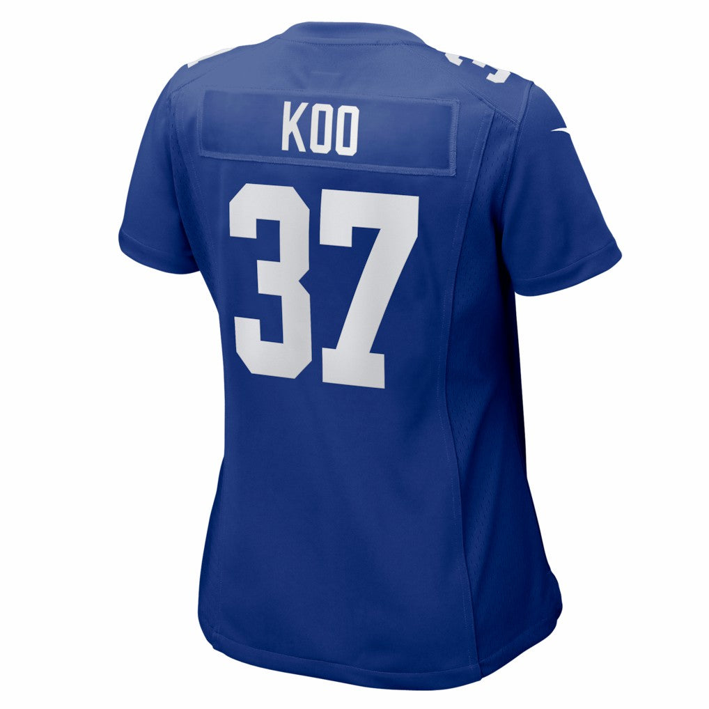 Younghoe Koo New York Giants Women's Team Game Jersey - Royal - Nike