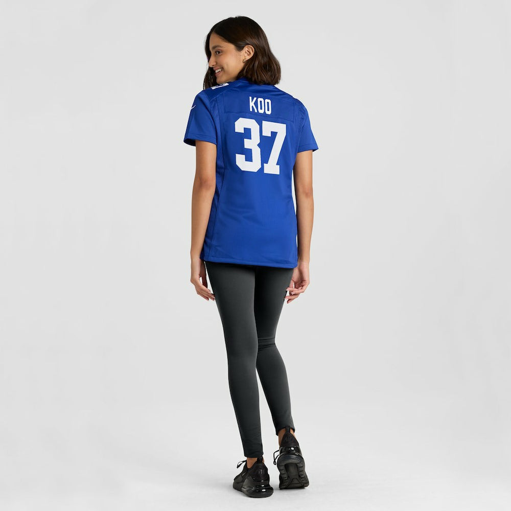 Younghoe Koo New York Giants Women's Team Game Jersey - Royal - Nike