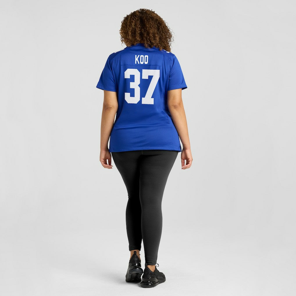 Younghoe Koo New York Giants Women's Team Game Jersey - Royal - Nike