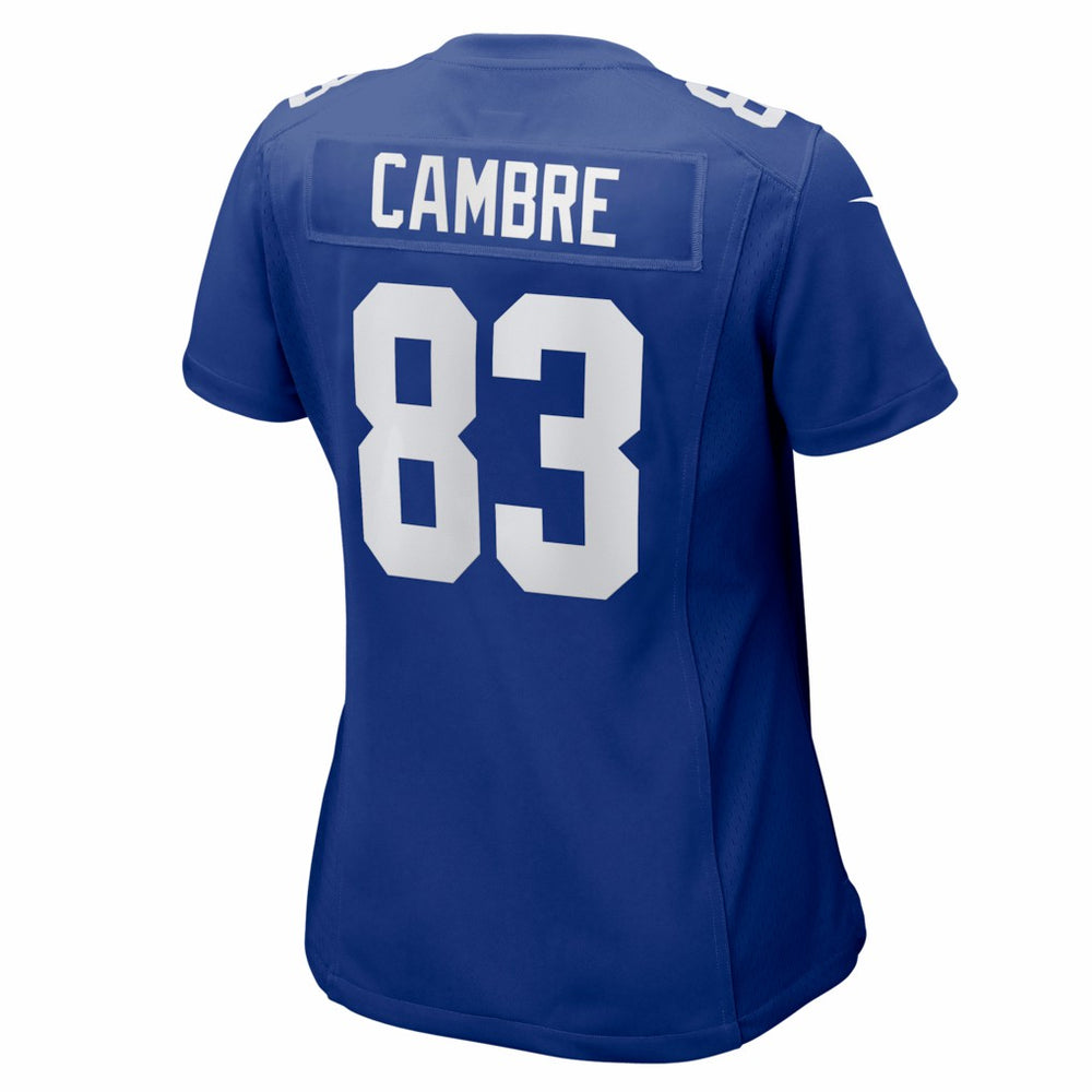 Dalen Cambre New York Giants Women's Team Game Jersey - Royal - Nike