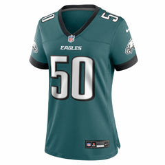 Lance Dixon Philadelphia Eagles Women's Team Game Jersey - Midnight Green - Nike