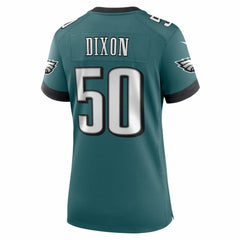 Lance Dixon Philadelphia Eagles Women's Team Game Jersey - Midnight Green - Nike