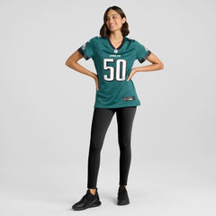 Lance Dixon Philadelphia Eagles Women's Team Game Jersey - Midnight Green - Nike
