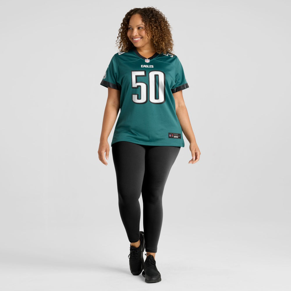 Lance Dixon Philadelphia Eagles Women's Team Game Jersey - Midnight Green - Nike