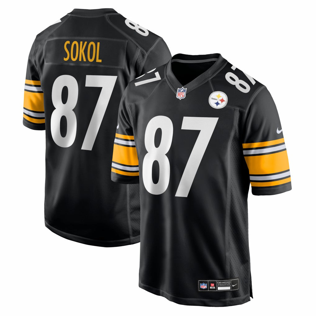 Matt Sokol Pittsburgh Steelers Team Game Jersey - Black - Nike