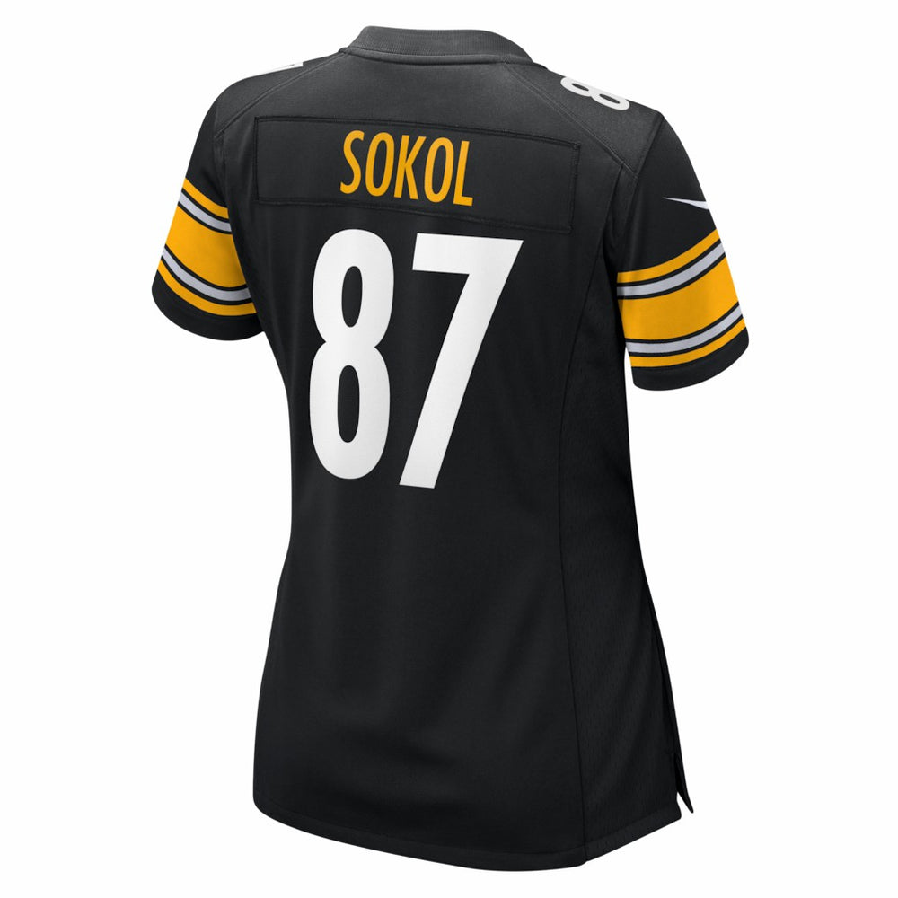 Matt Sokol Pittsburgh Steelers Women's Team Game Jersey - Black - Nike