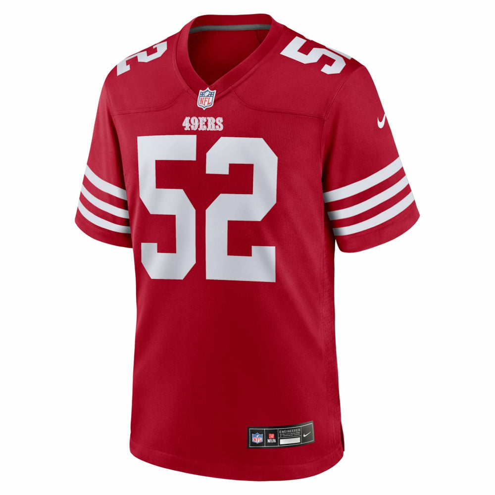 Messiah Swinson San Francisco 49ers Team Game Jersey - Scarlet - Nike
