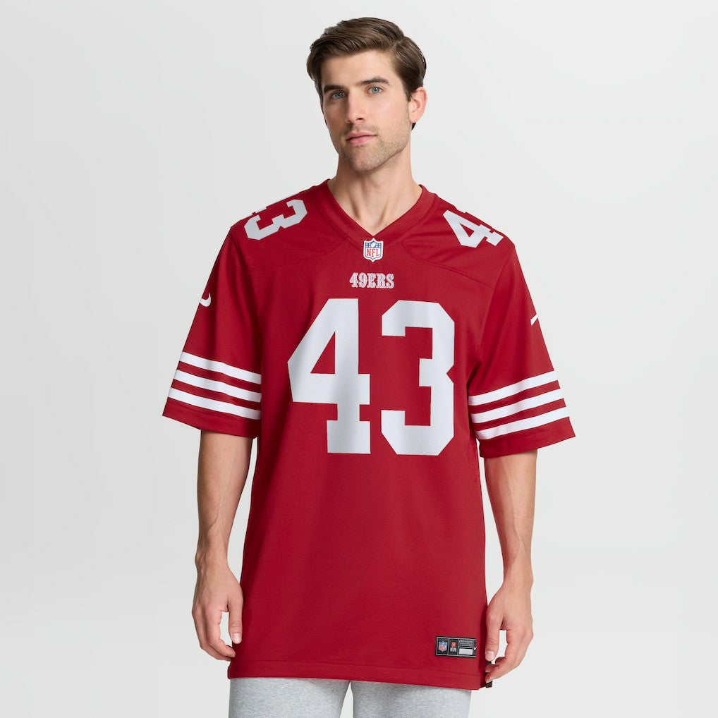 Messiah Swinson San Francisco 49ers Team Game Jersey - Scarlet - Nike