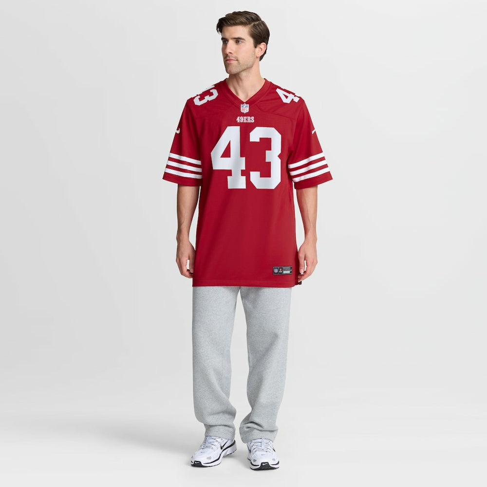 Messiah Swinson San Francisco 49ers Team Game Jersey - Scarlet - Nike