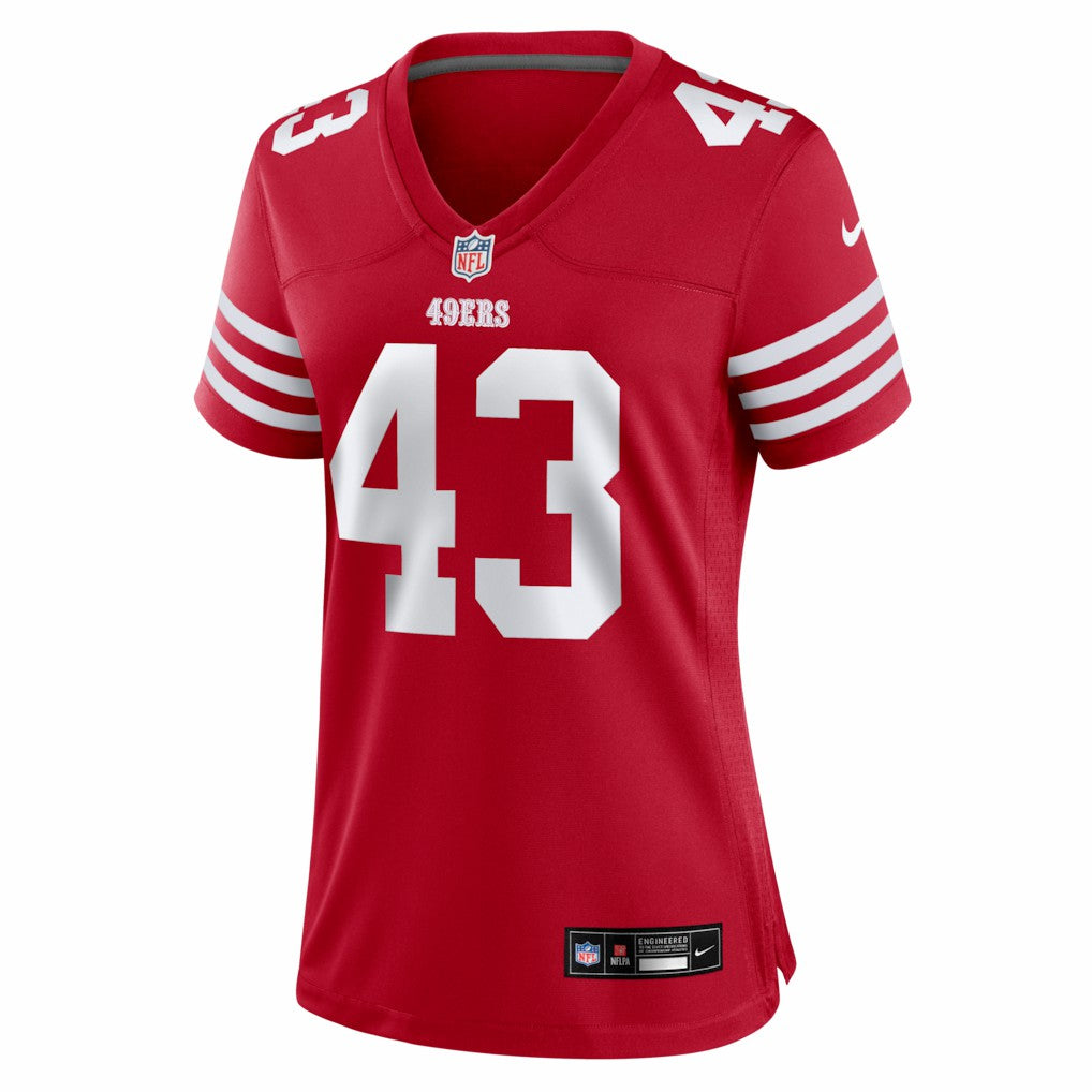Messiah Swinson San Francisco 49ers Women's Team Game Jersey - Scarlet - Nike
