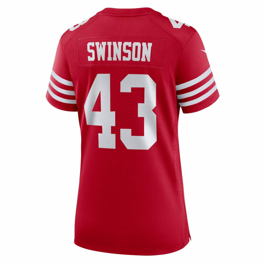 Messiah Swinson San Francisco 49ers Women's Team Game Jersey - Scarlet - Nike
