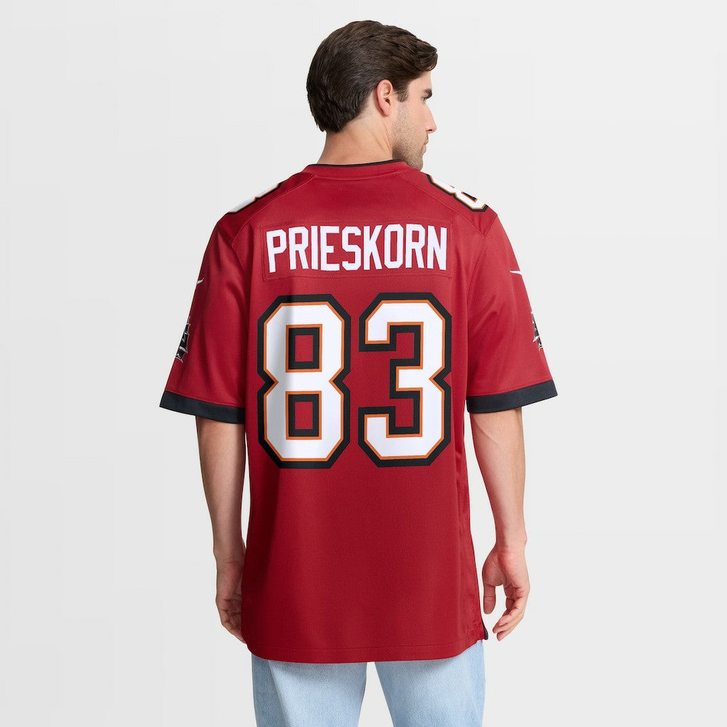 Caden Prieskorn Tampa Bay Buccaneers Team Game Jersey - Red - Nike