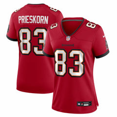 Caden Prieskorn Tampa Bay Buccaneers Women's Team Game Jersey - Red - Nike