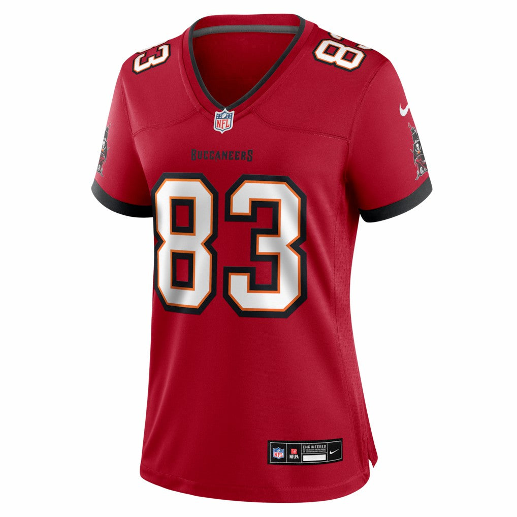 Caden Prieskorn Tampa Bay Buccaneers Women's Team Game Jersey - Red - Nike
