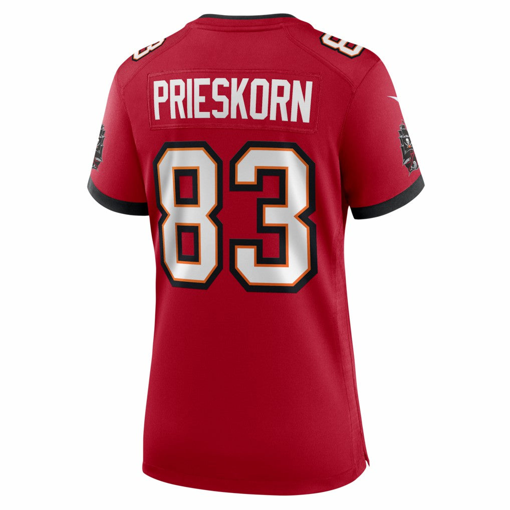 Caden Prieskorn Tampa Bay Buccaneers Women's Team Game Jersey - Red - Nike