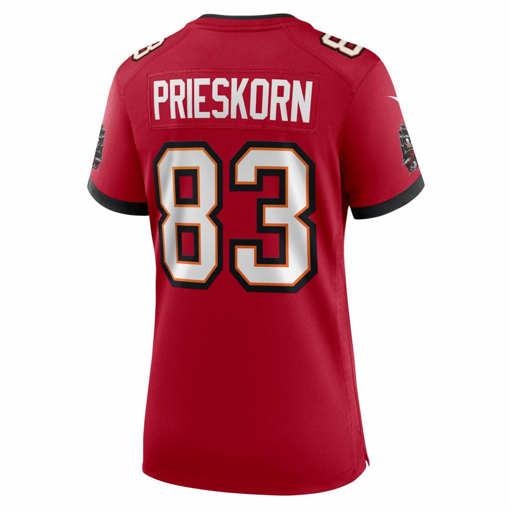 Caden Prieskorn Tampa Bay Buccaneers Women's Team Game Jersey - Red - Nike