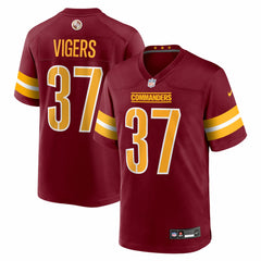 Car'lin Vigers Washington Commanders Team Game Jersey - Burgundy - Nike