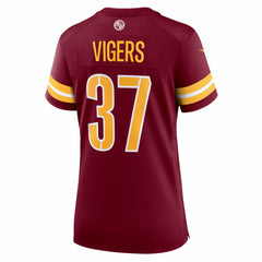 Car'lin Vigers Washington Commanders Women's Team Game Jersey - Burgundy - Nike