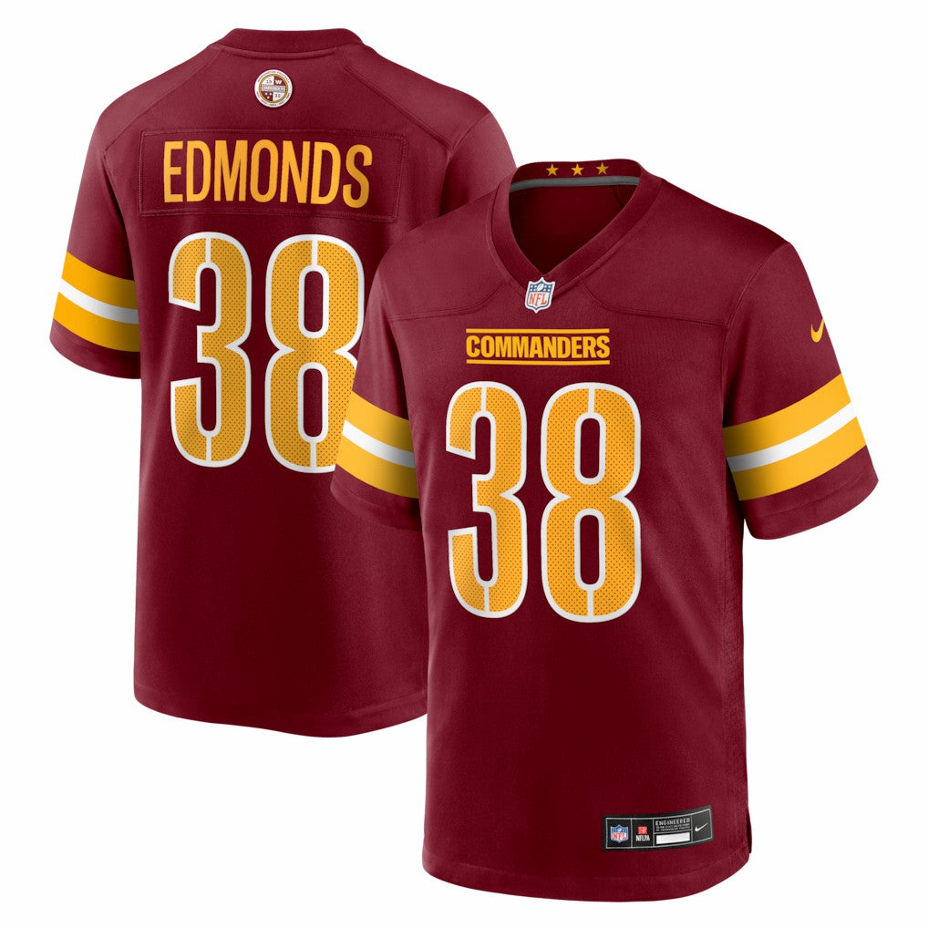 Chase Edmonds Washington Commanders Team Game Jersey - Burgundy - Nike